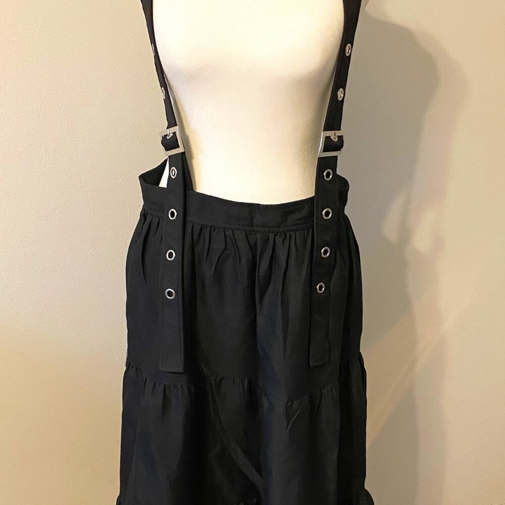 Gothic suspender skirt